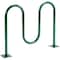 Global Industrial 41L Wave Bike Rack, Green, Flange Mount, 5-Bike Capacity 652777MGN - alternate 1